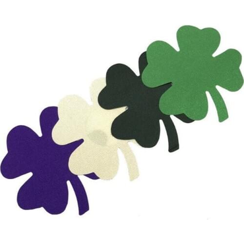 50 pairs (100 Pcs) /lot Lucky grass Breast Pasties Nipple Covers sensitizing breathable soft Sexy Four flowers Milk stickers