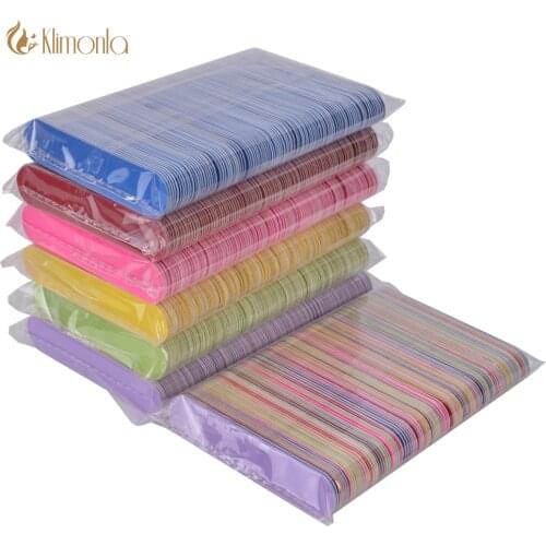 500pcs/lot Mini Wooden Nail File Buffer Double Side Manicure Pedicure Tool Grooming Professional Finger Toenail Nail Care Tool