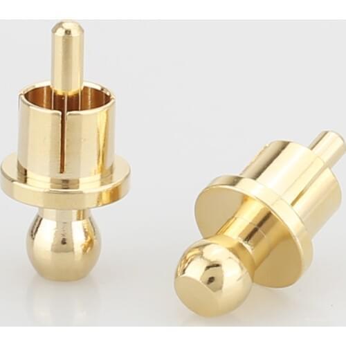 8 Pcs 24K Gold Plated Copper RCA Plug Caps Top Quality Gold plated RCA cap RCA dust cover