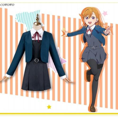 Anime!LoveLive!SuperStar!! Liella! Shibuya Kanon School Uniform Cosplay Costume Halloween Party Outfit Dailydress Women 2021 NEW