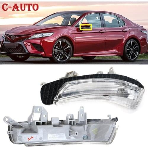 C-Auto Car Left and Right Side Turn Signal Lamp Side Mirror Indicator Light For Toyota PRIUS REIZ MARK X AVALON WISH CROWN 09-13