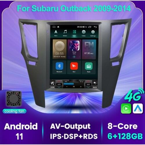 RDS DSP Android 11 6G+128G Car Audio Car Video Player Car Multimedia Player For Subaru Outback 2009-2014 Navigation GPS NO DVD