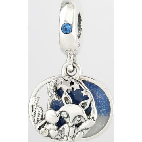 Free Shipping Authentic 925 Sterling Silver Fox Dangle Charms Fit Original Bracelet For Women DIY Jewelry S925 Beads Christmas