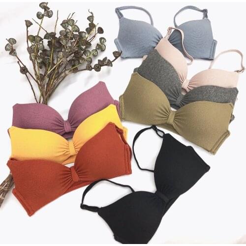 Push Up Sexy Bra Wire Free Bras For Women Bra Bralette A B Cup Female Brassiere Seamless Underwear Ladies Lingerie