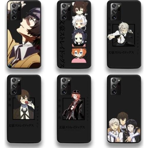 Anime Bungou Stray Dogs Dazai Osamu Phone Case For Samsung Galaxy Note20 ultra 7 8 9 10 Plus lite M51 M21 M31S J8 2018 Prime