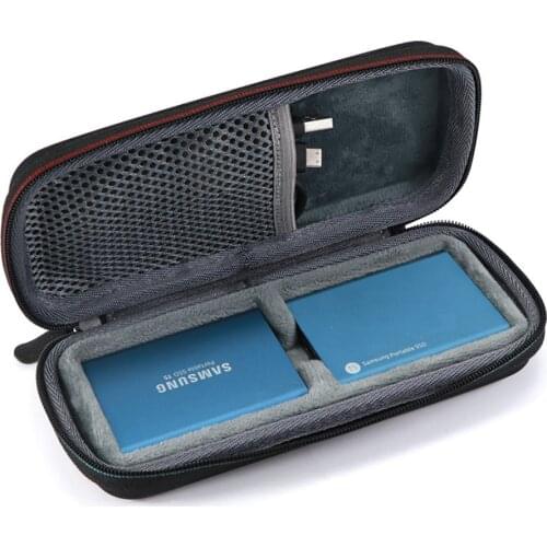 New Holds 2PCS Hard EVA Carry Case for Samsung T5 / T3 / T1 Portable SSD 250GB 500GB 1TB 2TB USB 3.1 External Solid State Drives