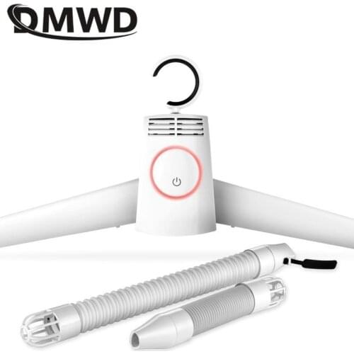 DMWD Portable Electric Clothes Dryer Secador Drying Clothes Hanger Foldable Shoes Dryer For Travel Durable Loadable 5KG