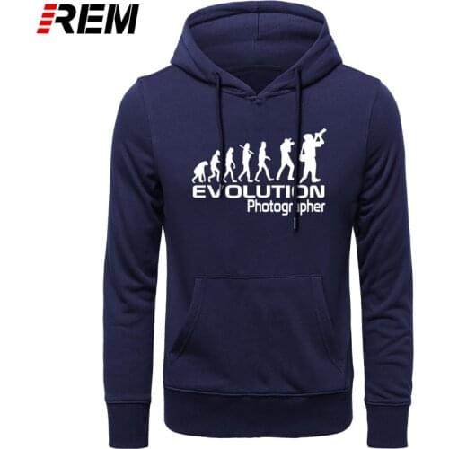 REM Hoodies, Sweatshirts Evolution Of A Photographer Gift Photography Cameraman Mens Size Loose Size top Cool Casual pride
