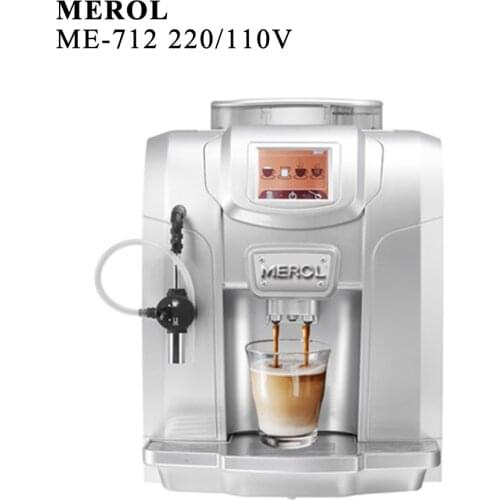 ME-712 Coffee machine automatic touch screen small household and commercial coffee bean machine espresso machine 220/110V