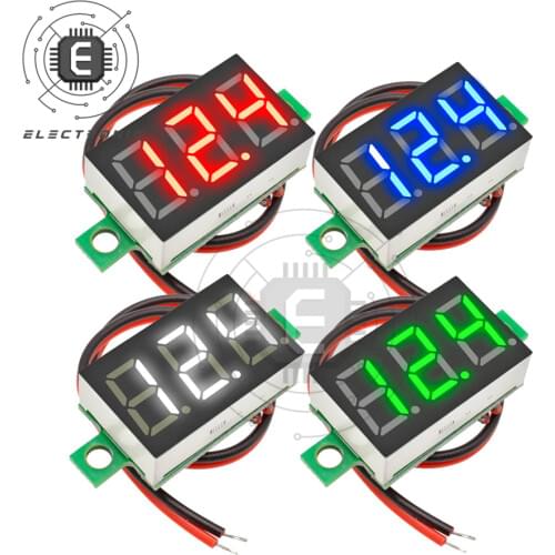 0.36 Inch Mini LED Digital Display 2-Wire DC 4-30V 4.7-32V Voltage Tester Detector Voltmeter