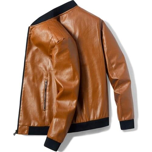 6XL 7XL 8XL Men 2021 Autumn New Brand Casual Motor Distressed Leather Jacket Coat Men Winter Outwear Faux Leather Jackets Men