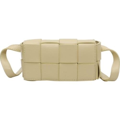 2021 New Womens Shoulder Bag Fashion Mini Chest Bag Messenger Waist Bag Hand-woven Small Square Bags