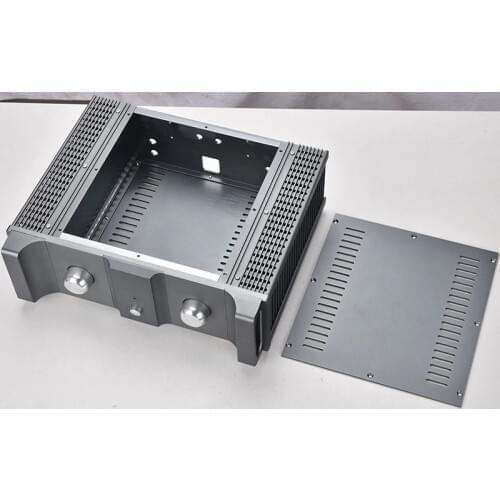 2020 new design e-360 full aluminum CNC power amplifier case Preamplifier Enclosure 370*120*307mm