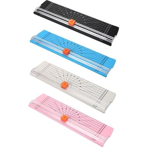 Portable Paper Cutter Plastic Base Office Home Stationery Knife A5/A4 Paper Card Cutting Blade Art Trimmer Crafts Tools