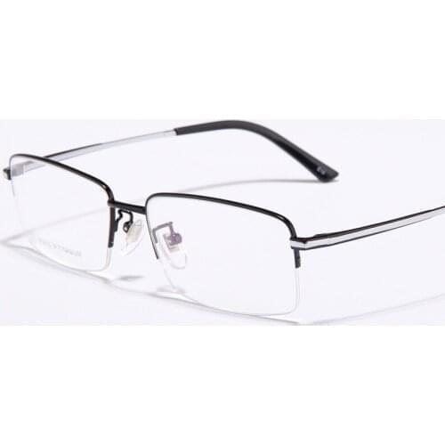 Pure Titanium Commercial Spectacle Frame with Myopic Spectacle Frame for Mens Thin Face Mens Eyeglasses Brand Designer