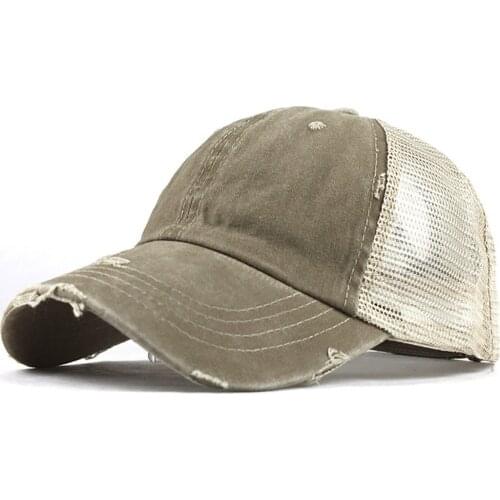 Ponytail Messy casual Baseball Hat Womens cap solid Buns Trucker ice cap for women Mens cap Hip-Hop women cap adjustable