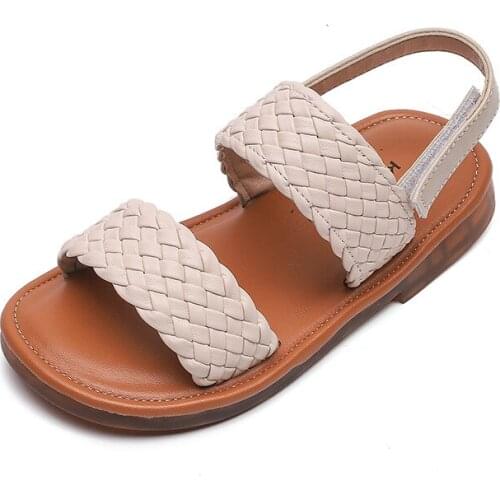 Girls Sandals Summer Shoes New Childrens Baby Shoes Soft Sole Baby Toddler Shoes Flats Children Kids Beach Shoes Casual Sandals