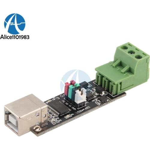 USB2.0 to RS485 TTL Serial Converter Adapter Board FTDI Interface FT232RL 75176 Module Two Way Signal Self-powered 32 Devices