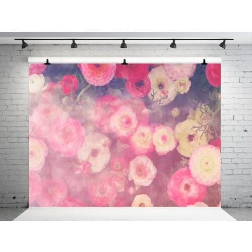 VinylBDS Flower Newborn Photography Background Pink Floral Background Photography Romantic Photo Studio Background Backdrop