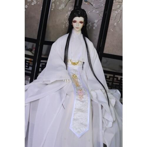 1/3 BJD Clothes Doll Accessories Chinese Ancient Costume Hanfu Samurai Outfits Dress for BJD/SD SD13 EID 80cm Strong Uncle C0730