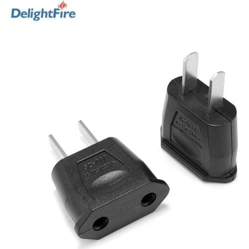1 PC US American Japan Travel Adapter 250V 6A 2 Pin European EU To US Plug Power Adapter Converter Electrical Socket Outlet