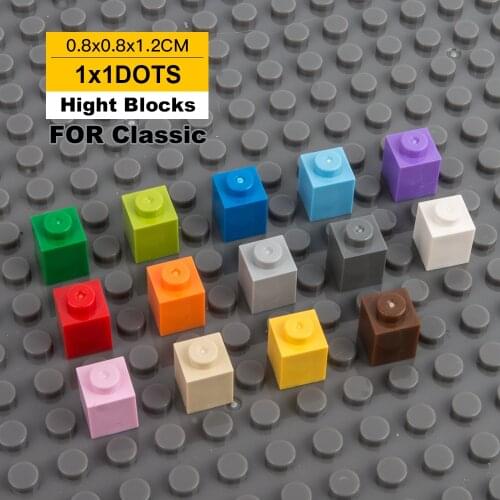 1x1 Small Building Block Pixel building blocks DIY High Bricks 230pcs for Legoss Educational Toy Multicolor Gift for Children