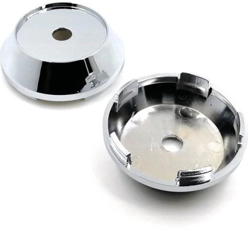 40PCs Modified 65MM Advan Hub Cover Wheel Cap Small Wheel Cap Steel Ring Cover 59MM Hub Cap Black