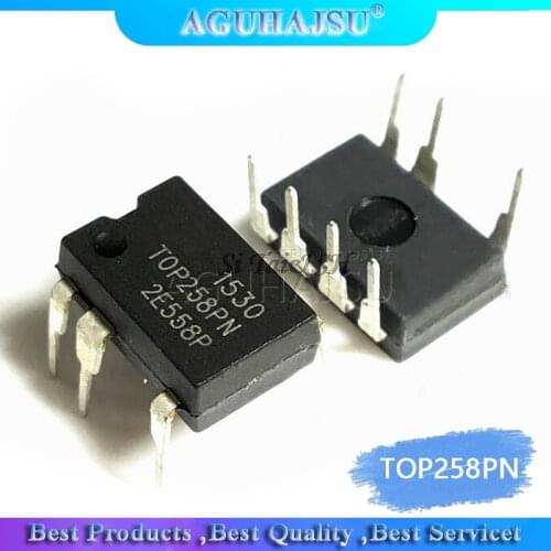 5pcs/lot New TOP258PN TOP258 DIP-7 Integrated Off-Line Switcher with Advanced Feature Set and Extended Power Range