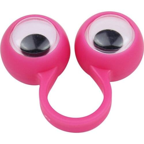5Pcs Funny Big Eye Finger Rings Puppets Cartoon Eyeballs Children Kids Toy gift for children