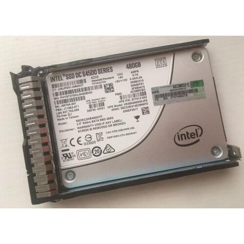 877746-B21 878846-001 877013-002 HPE 480GB SATA RI SFF SC DS SSD