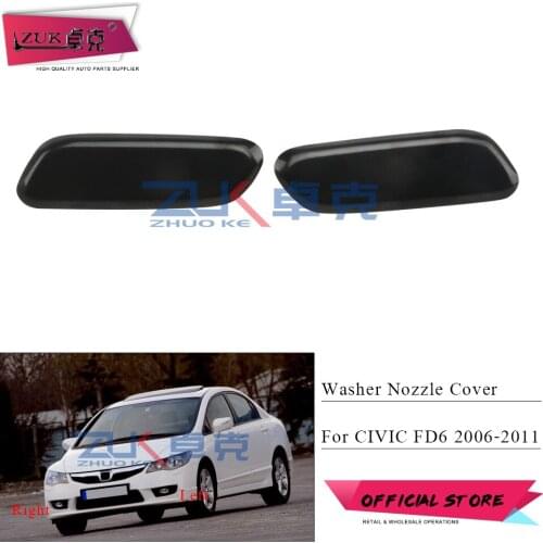 ZUK For HONDA CIVIC FD6 2006-2011 Headlight Washer Nozzle Cover Headlamp Water Spray Jet Cap Case 76886-SNB-S11 76881-SNB-S11