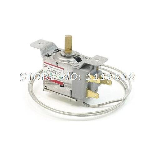 D Shaped Shaft 4 Pin Terminals Refrigerator Thermostat AC 250V 6A
