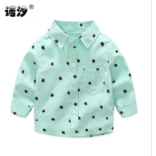 Baby boys clothes baby cotton long sleeves spring autumn shirt childred clothes baby jackets boys blouses baby shirt 0-2 Y