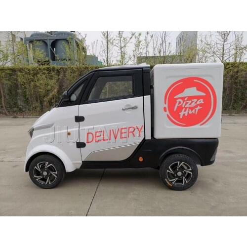 Electric Car for Adult Electric Food Car Mini Cargo Delivery Truck Box Pup Truck Utility Cargo Delivery Cars