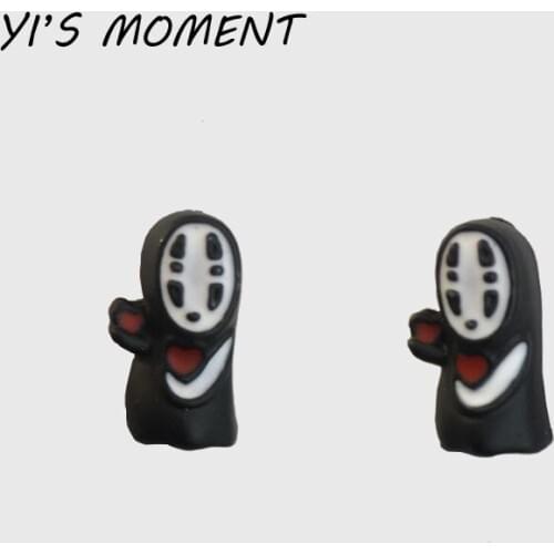2019 new model birthday Gift Enamel Animal Jewelry Spirited Away No Face man Earrings Women Earing for kids