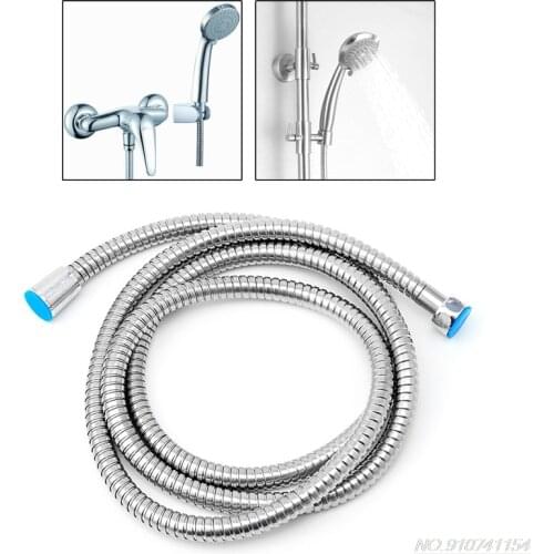 Flexible 2M Stainless Steel Shower Hose Bathroom Heater Water Head Pipe New D07 20 Dropshipping