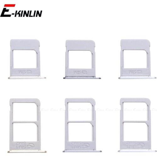 Sim Micro SD Card Socket Holder Slot Tray Reader For Samsung Galaxy Note 5 N920 Adapter Container Connector Parts