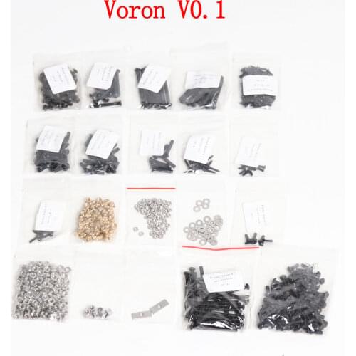 Voron V0.1 3d Printer Screws and Nuts Kit Voron 0.1 3D Printer Full Screws Kit
