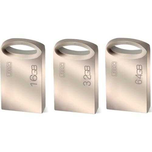 Metal U Disk 64G/32G/16G Mini USB Flash Drive High Speed Music U Disk Custom Car U Disk 2.0 Portable USB Flash Drive