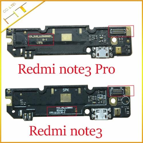 10pcs Microphone Module+USB Charging Port Board Flex Cable Connector Parts For Xiaomi Redmi Note 3/Redmi Note3 Pro Prime