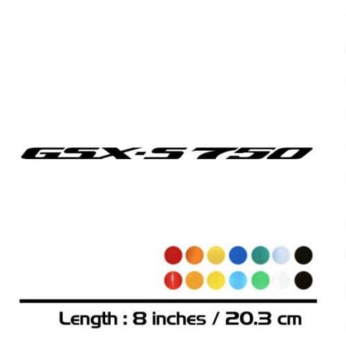 Motorcycle sticker bike Fuel tank Wheels helmet fairing Luggage MOTO car accessories reflective sign decal For SUZUKI GSX-S 750