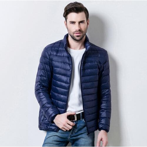 Winter Autumn men Ultralight Jacket White Duck Down Coat Men Down Jackets Winter Male Casual down jacket Coat Warm Parka 4XL