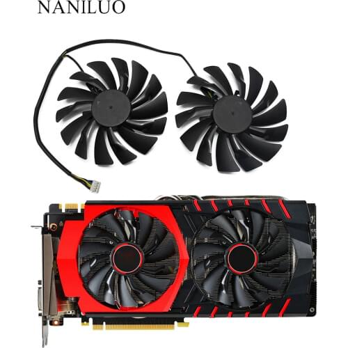 Новый охлаждающий вентилятор 95 мм PLD10010S12HH 4PIN для MSI GTX 960 GTX 970 GAMING GTX 950 GTX 1060 RX 470 GAMING X Graphic Ca