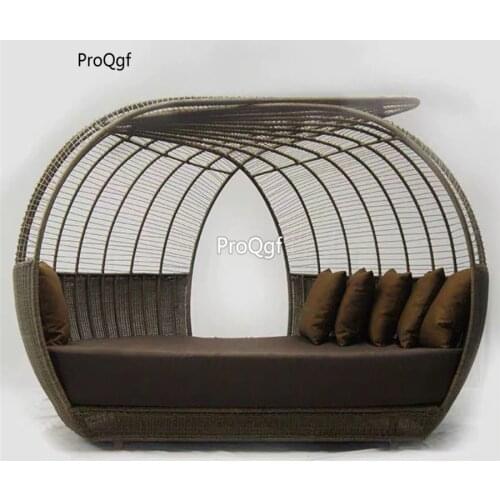 Prodgf 1 Set 250*170*160cm outdoor minshuku rattan bed