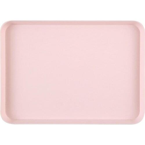 Nordic Simple Rectangular Fruit Dessert Plastic Storage Tray Kitchen Supplies