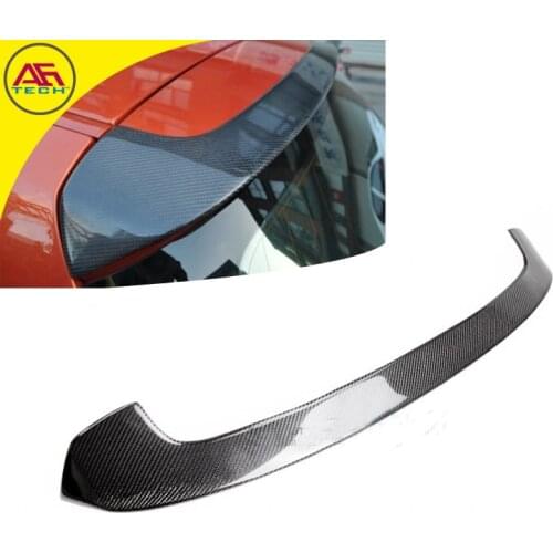 Carbon fiber P style auto back boot lip wing back window shelter spoiler rear trunk spoiler wing for BMW 1 series F20 F21