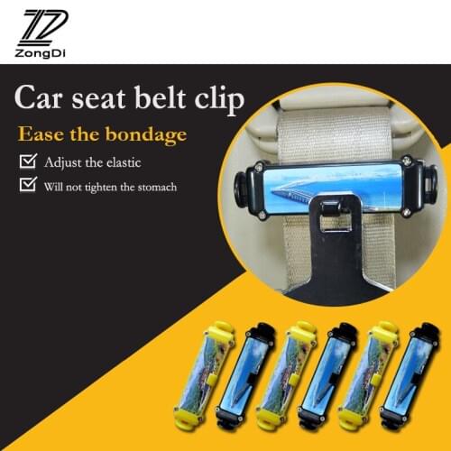 ZD 2X Car seat belt clips Safety buckle stopper For Renault duster megane Kia rio ceed sportage Mini cooper Infiniti accessories