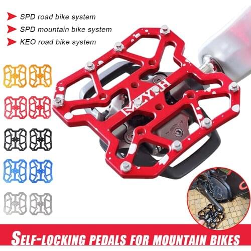 2pcs Aluminum Alloy Bicycle Clipless Pedal Platform Adapters for SPD KEO Pedals MTB Mountain Road Bike Accessories