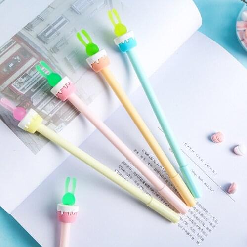 36PCS Plant Series Gel Pen Fleshy Creative Modeling Flexible Gel Pen Candidum Potted Cute Stationery Kawaii School Supplies