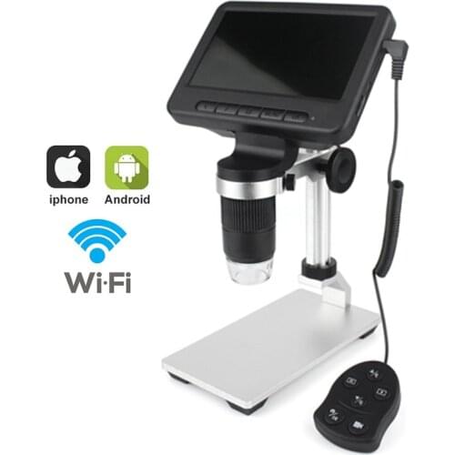 5."LCD Display 1000X Wifi USB Digital Microscope wireless Electronic Magnifier Endoscope Camera for Repair Soldering